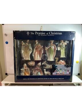 Robert Stanley The Promise Of Christmas Nativity Large Deluxe 2016 Set 11 Piece